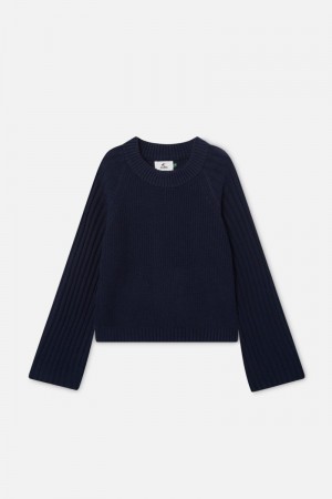 Scuffers Berry Knit Sweater Navy | US XL356835B2