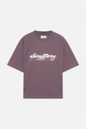 Scuffers Bubble T-Shirt Purple | US EU167396I3