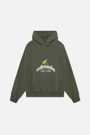 Scuffers CFW Hoodie Green | US ZX400960S0