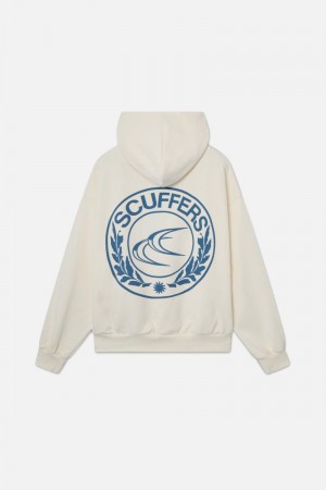 Scuffers CLG Hoodie Ecru | US HY454385Q5