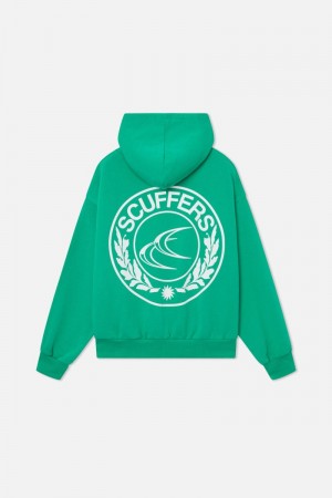 Scuffers CLG Hoodie Green | US PO041134Q1