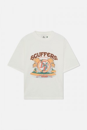 Scuffers Cabana T-Shirt Beige | US RI938393M8