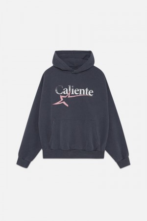 Scuffers Caliente Hoodie Navy | US JJ004050H9