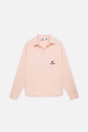 Scuffers Chester Shirts Pink | US ZZ080378A9