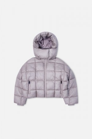 Scuffers City Puffer Jacket Light Grey | US DH721682M2