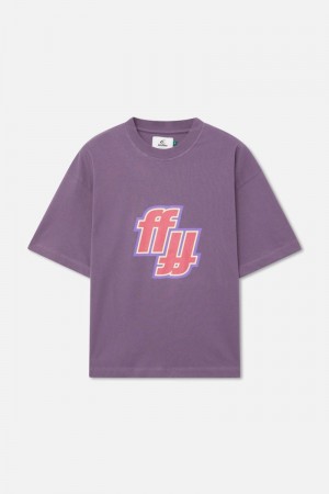 Scuffers Climax T-Shirt Purple | US HH948004G8