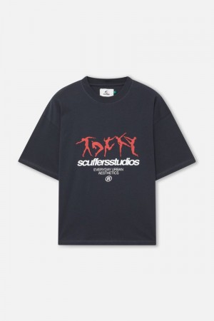 Scuffers Dancing T-Shirt Black | US PJ101290N4