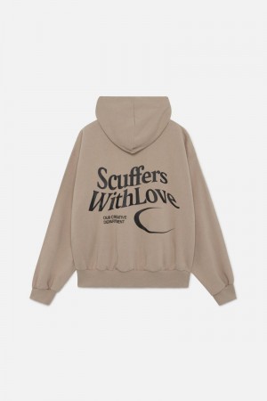 Scuffers Excess of Future 2.0 Hoodie Light Grey | US ZF609340R2