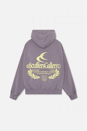 Scuffers Gallery Hoodie Purple | US TH752515Z9