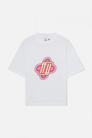 Scuffers Grand Prix T-Shirt White | US DH210701G9