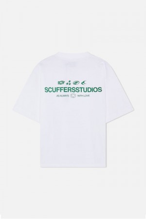 Scuffers Iconic T-Shirt White | US UM533243V5