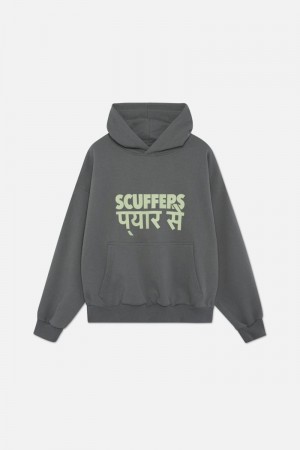 Scuffers Indian Hoodie Green | US BQ464546D5