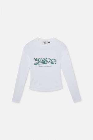 Scuffers Janeiro Long Sleeve White | US TZ709290H3