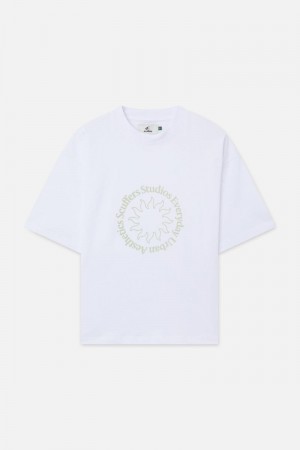 Scuffers Marbella T-Shirt White | US VD584388X5