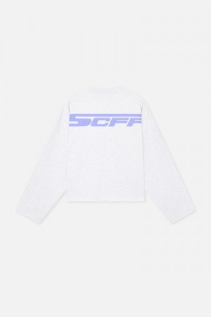 Scuffers Nascar Sweatshirt Grey | US CY053025K1