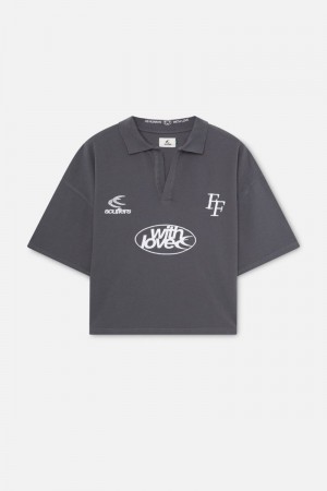 Scuffers Paris Polo Shirt Black | US JA025902F3