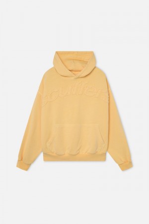 Scuffers Raw Hoodie Yellow | US JE696339F0