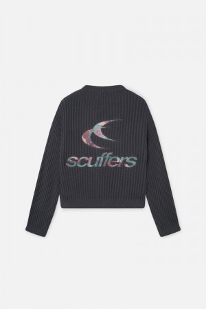 Scuffers Rookie Knit Sweater Grey | US OL935283P3