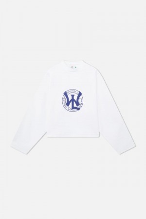 Scuffers SSS League Sweatshirt Ecru | US WG540934X5