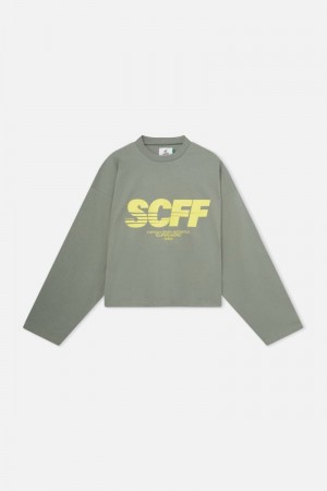 Scuffers SSS SCFF Long Sleeve Green | US CD867836I4