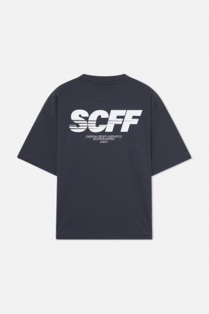 Scuffers SSS SCFF T-Shirt Dark Navy | US MG104180O1