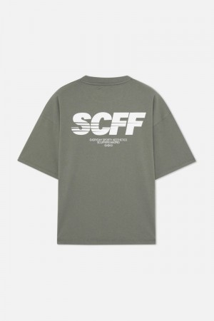 Scuffers SSS SCFF T-Shirt Green | US FW003310D5