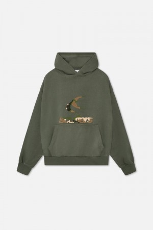 Scuffers Safari Hoodie Green | US AL775367O7