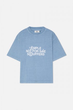 Scuffers Sample T-Shirt Light Blue | US KY635703F2