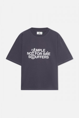 Scuffers Sample T-Shirt Navy | US YC240374K7