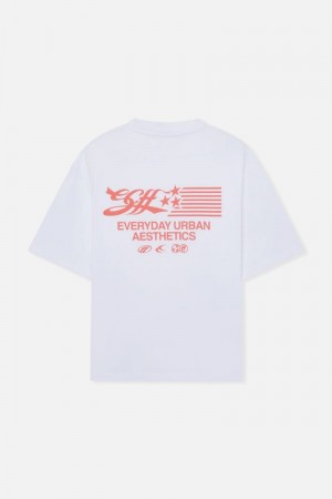 Scuffers Series T-Shirt White | US OR544904M3