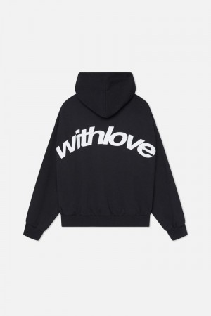 Scuffers Sign Hoodie Black | US JY451415H2