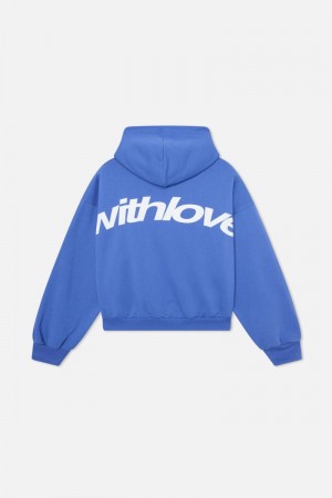 Scuffers Sign Hoodie Blue | US PH457865I4