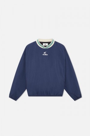 Scuffers Sports Tech Crewneck Navy / Green | US PE724602N1