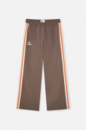 Scuffers Sports Tech Pants Brown | US WW865696K7