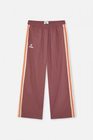 Scuffers Sports Tech Pants Burgundy | US MC888838F6