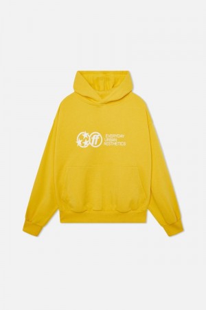 Scuffers Startie Hoodie Yellow | US CU035653Q1