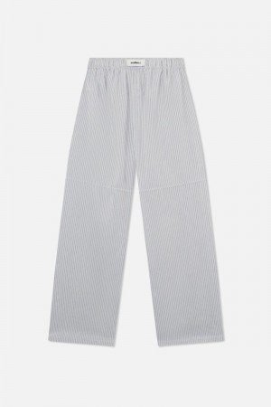 Scuffers Striped Pants Grey | US TP236983Q1