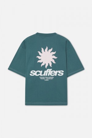 Scuffers Tarifa T-Shirt Green | US HF432263T8