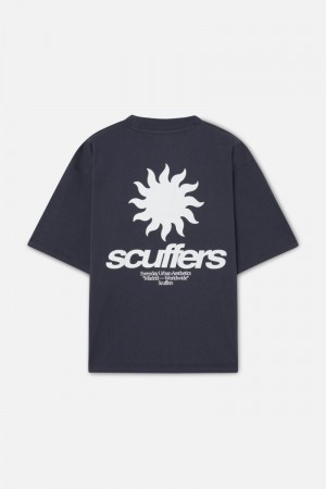 Scuffers Tarifa T-Shirt Navy | US YP701580K0