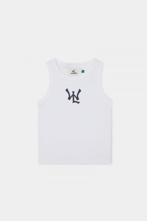 Scuffers With Love Tank Top White | US LB056455J7