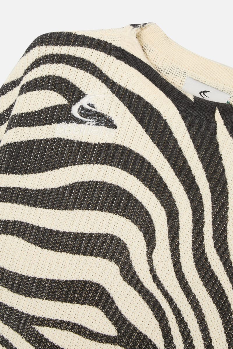 Scuffers Amore Knit Sweater Zebra | US CK209060O3