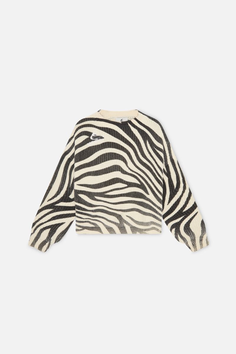 Scuffers Amore Knit Sweater Zebra | US CK209060O3