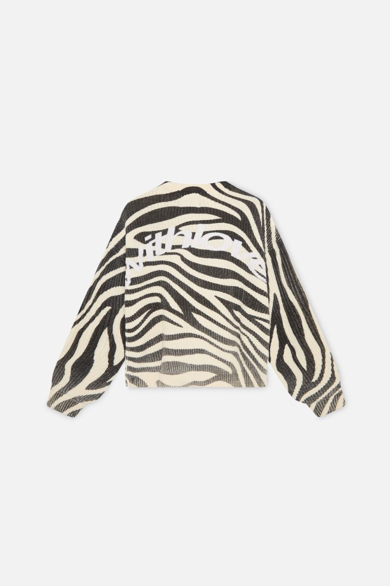 Scuffers Amore Knit Sweater Zebra | US CK209060O3