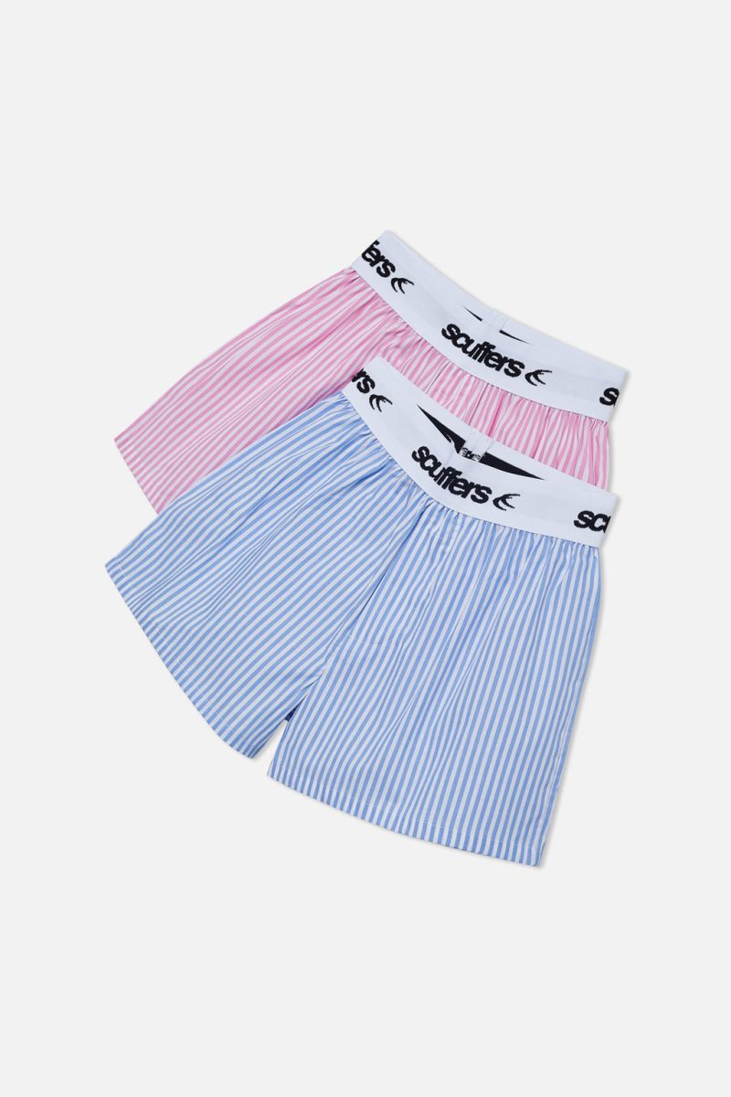 Scuffers Band Pack Underwear Pink / Blue | US EV104620Q1