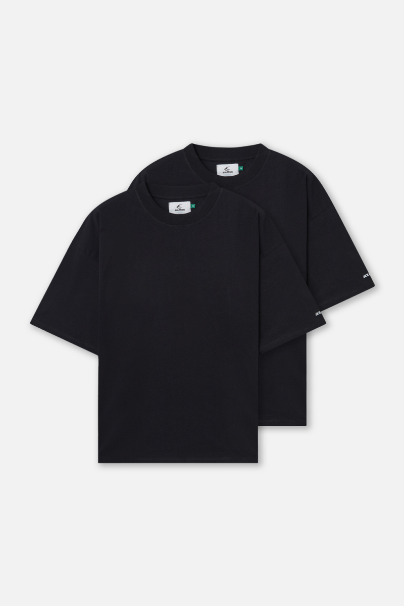 Scuffers Basic Pack T-Shirt Black | US JG322322R2