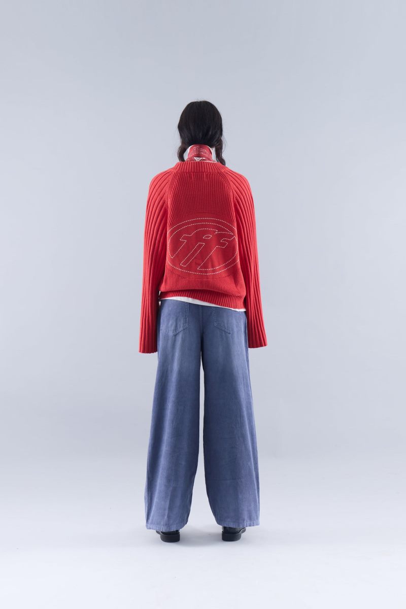 Scuffers Berry Knit Sweater Red | US XU911421U0