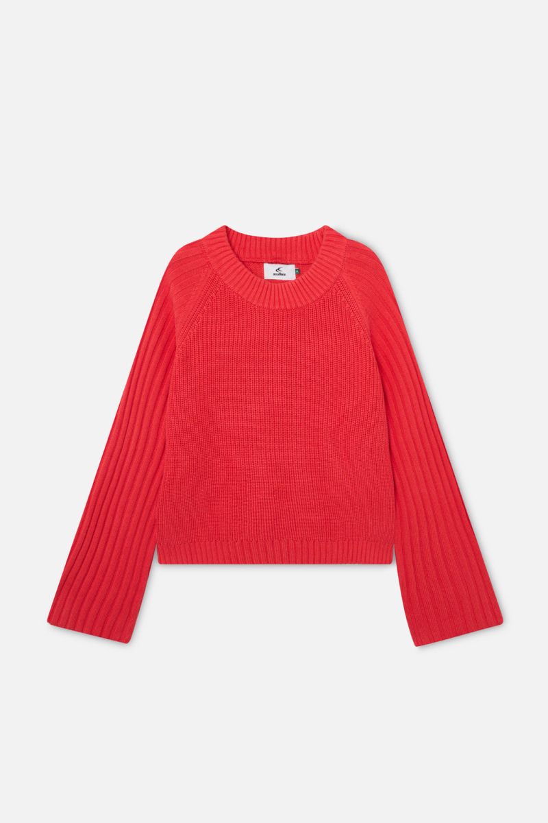 Scuffers Berry Knit Sweater Red | US XU911421U0