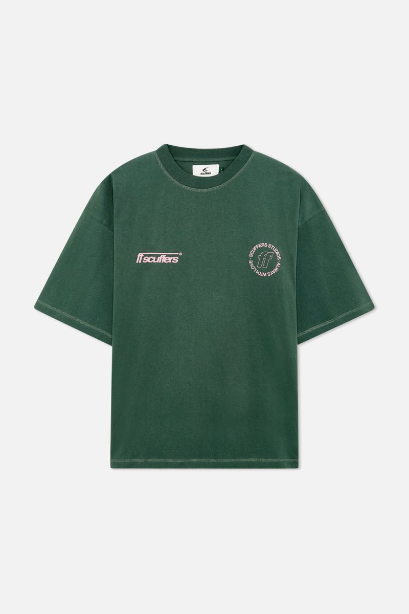 Scuffers Billy T-Shirt Green | US EI637613L2