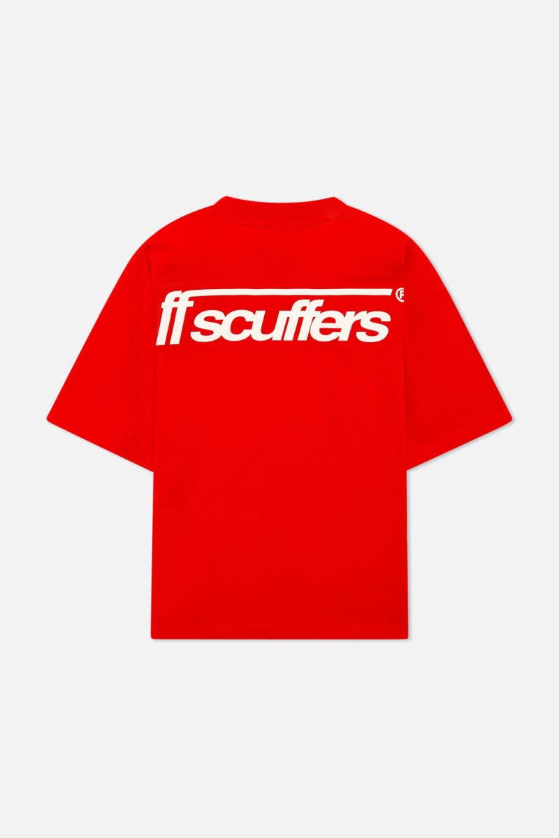 Scuffers Billy T-Shirt Red | US PQ503590Q5