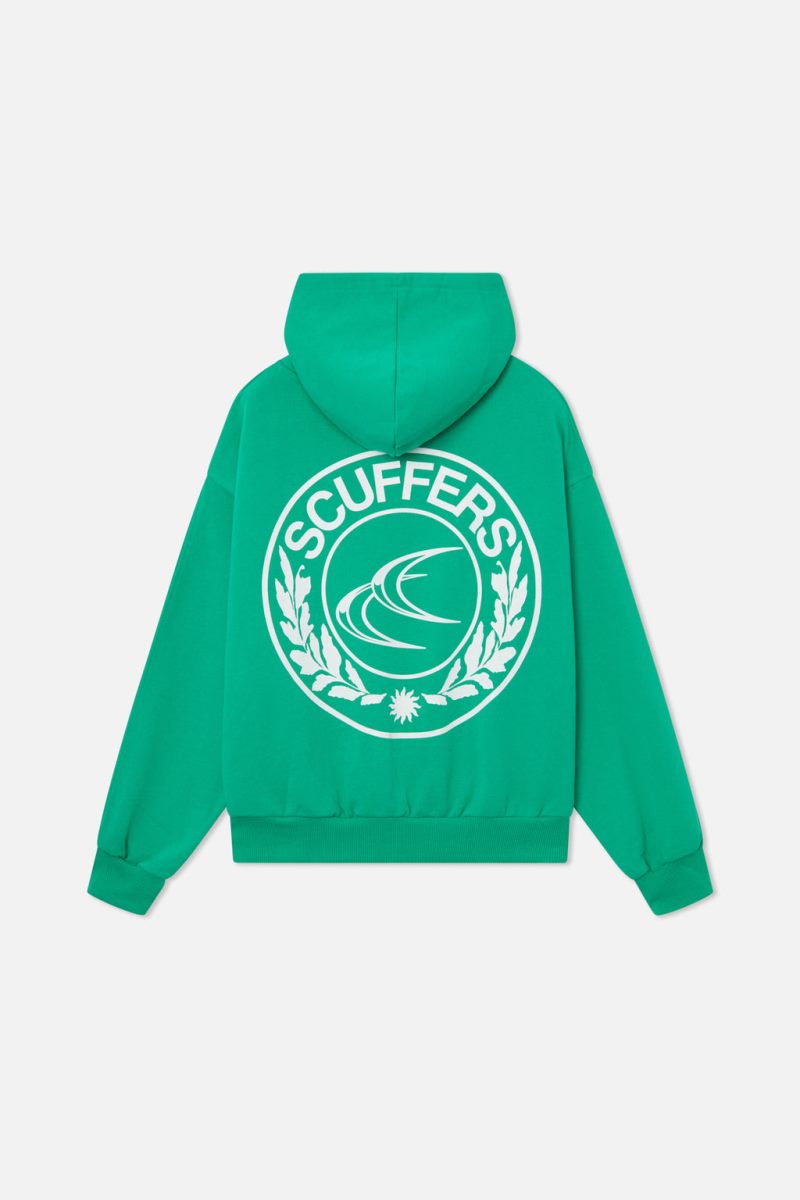 Scuffers CLG Hoodie Green | US PO041134Q1